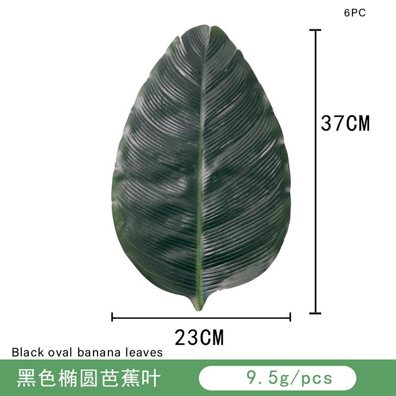 

Искусственный банановый лист, декор стола, гавайская пляжная тематическая вечеринка, украшение для домашнего стола, джунгли, сафари, имитация бананового листа