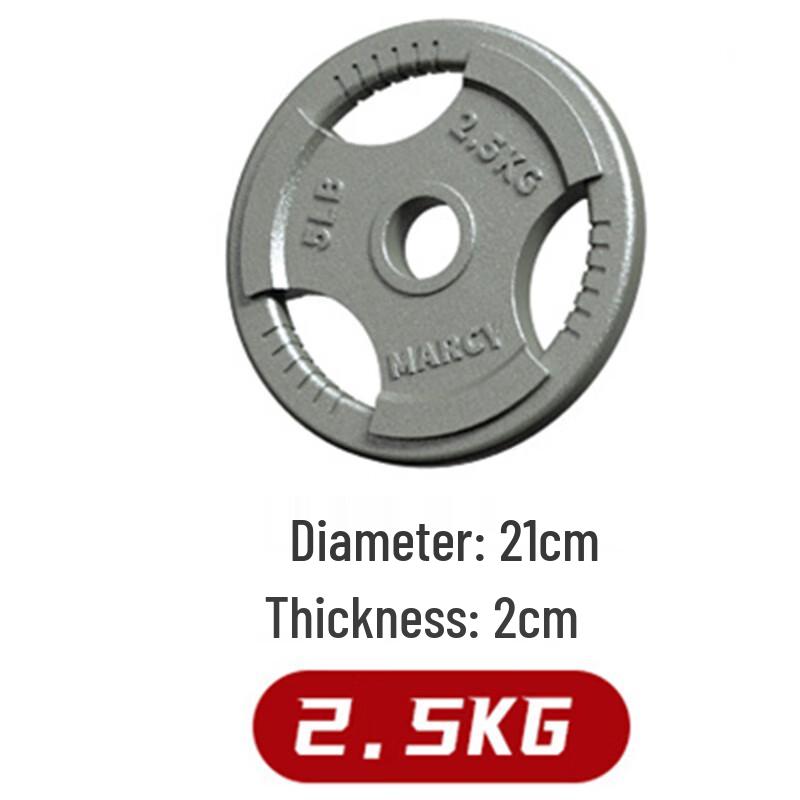 

WEZHO Home Gym Tri-Grip Cast Iron Barbell Plate