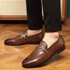 Large Size Men's Loafers Men's 2025 Spring and Autumn New European Station Casual Leather Shoes Men's 46 British Small Leather Shoes
