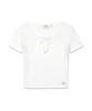 Lee Women'S Union Logo Punching T-Shirt White