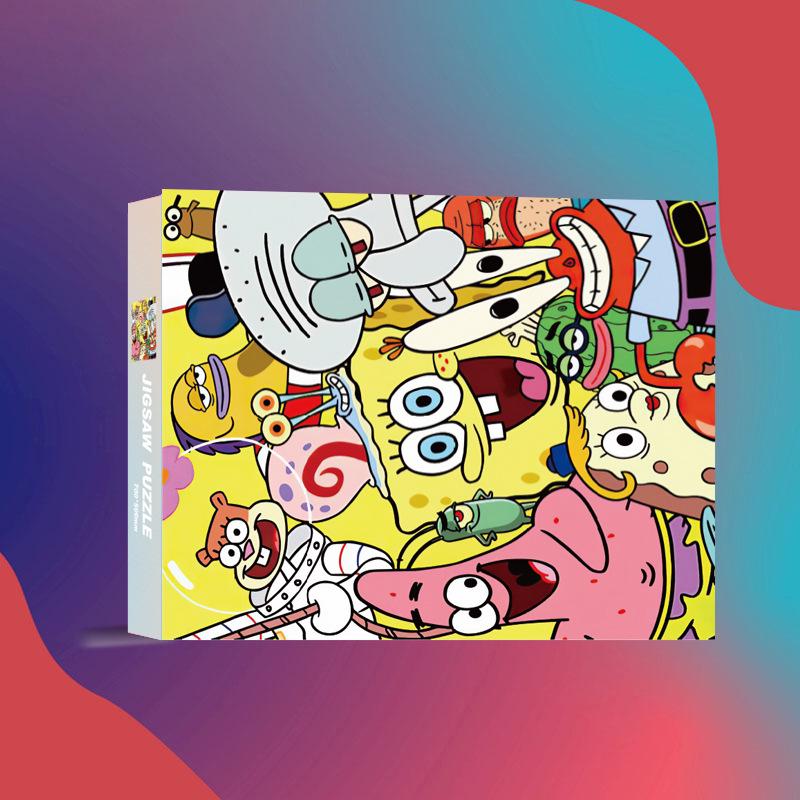 1,000-Piece Cute Healing Jigsaw Puzzle: Adult High-Difficulty Decompression Toy, Educational Gift for Girls