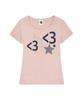 PRIMATE Heart To Women'S U-Neck Slim Fit Short Sleeve T-Shirt 6 Colors