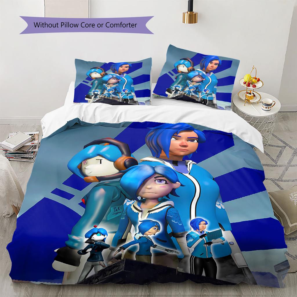 metarunner Pattern Bedding Quilt Set Quilt Cover Pillowcase Home Decoration Birthday Gift (1 * duvet cover + 2 * pillowcase, without core)