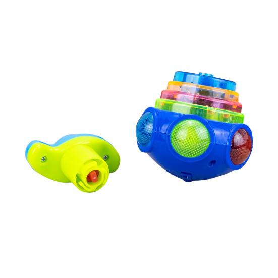 

Светящийся волчок, интерактивная футбольная волчка в форме сердца, музыкальная вращающаяся игрушка на батарейках для детей A