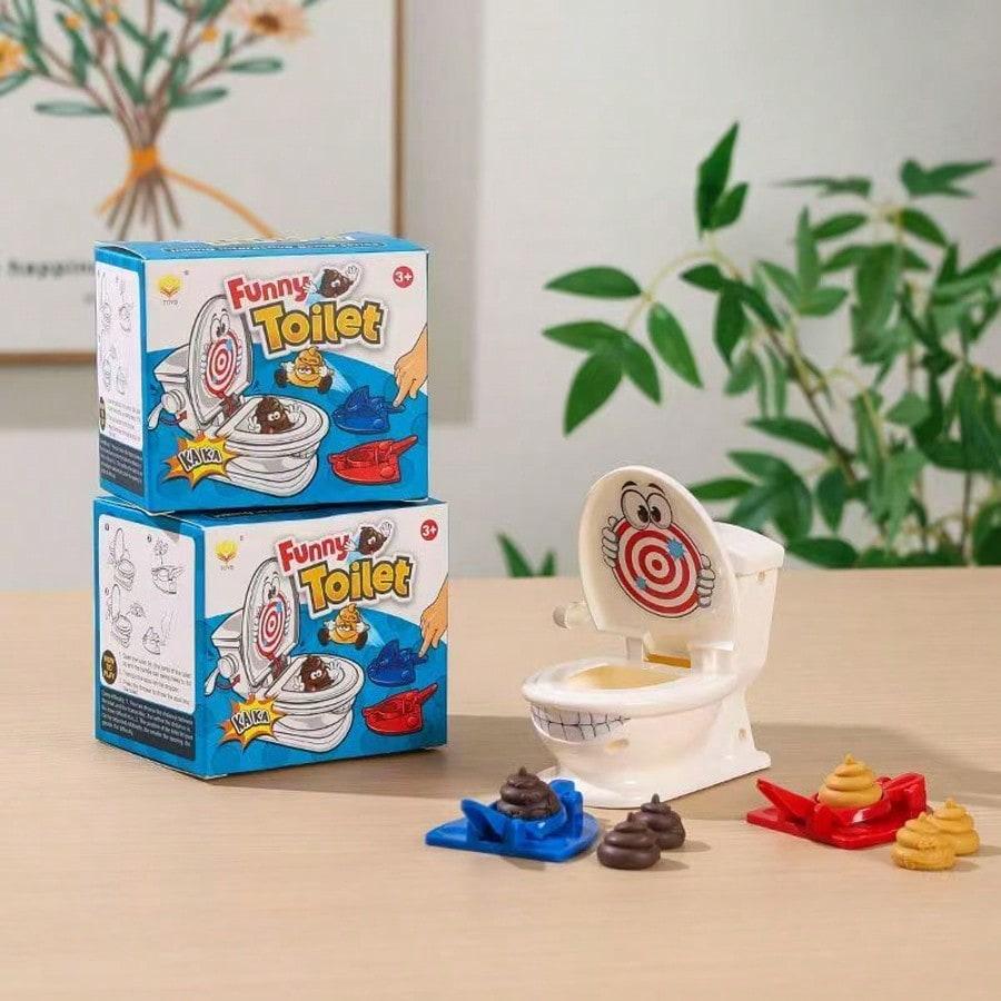 2 Pcs Toilet Game Funny Pop Up Poop Prank Toy With, Plastic, Ideal For Family, Office, And Party Entertainment, Office Prank Toy ,Playful Prank Toy