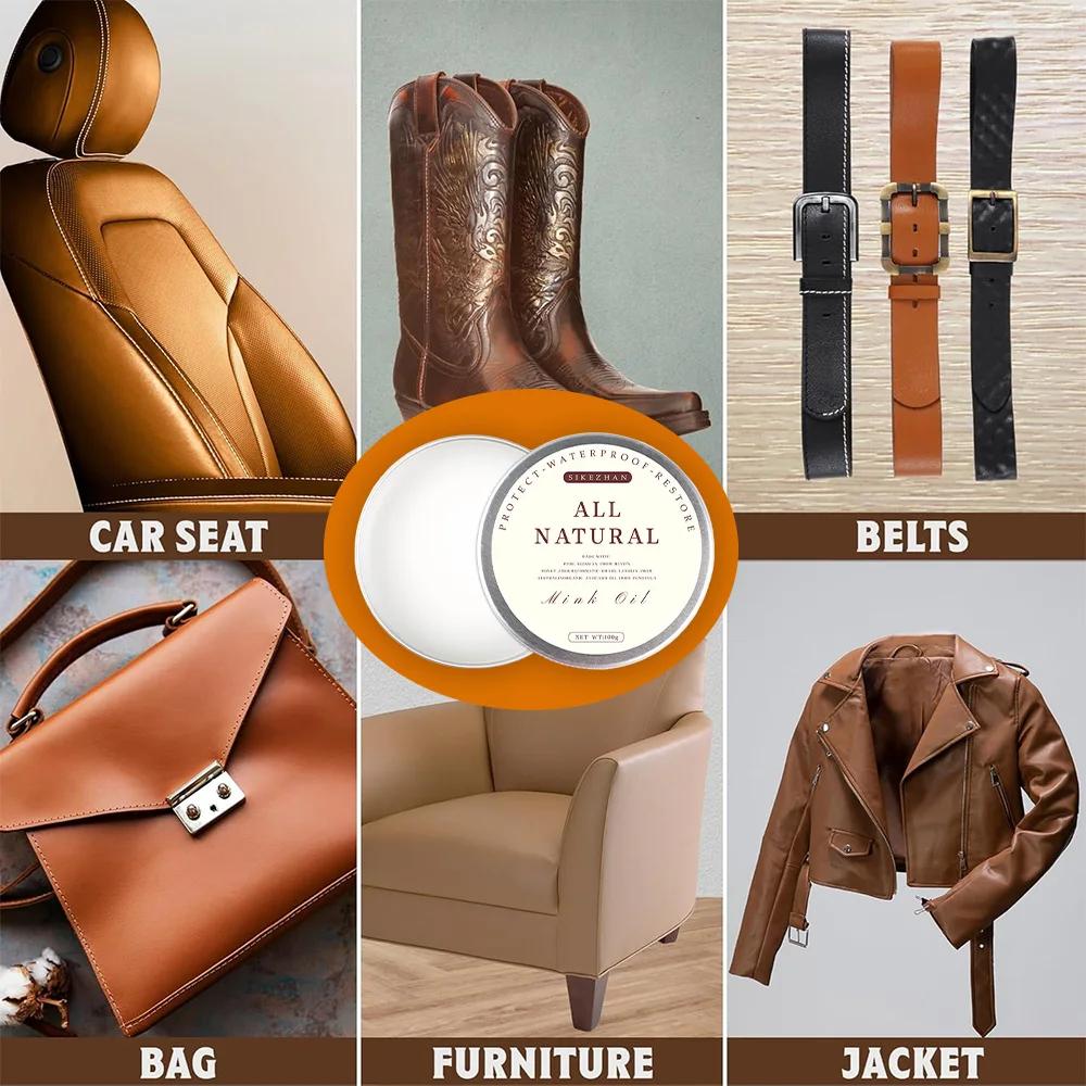 Mink Oil Cream For Leather Shoes Bags Leather Care Cream Leather Maintenance Cream Leathercraft leather/plastic/rubber care