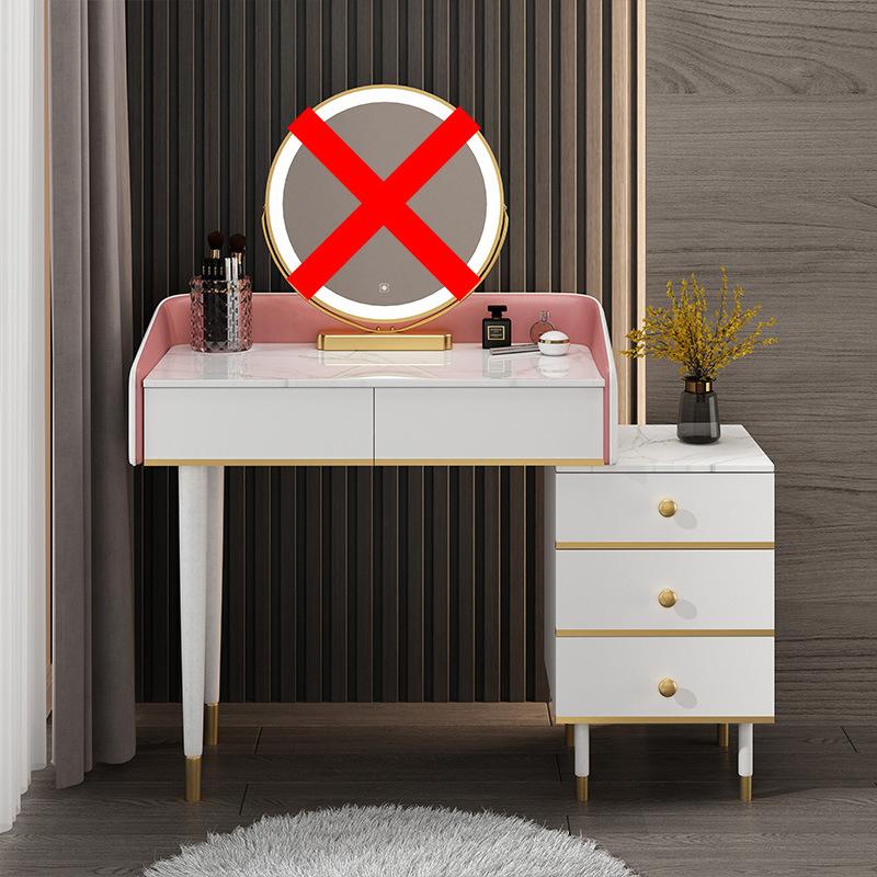 The Nordic Dresser Small Family Model Bedroom Contemporary Contracted with Lamp Light Decoration Lacquer That Bake Makeup Table