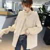 Spring and Autumn new lamb wool vest female Korean version loose student thickened fur integrated vest jacket