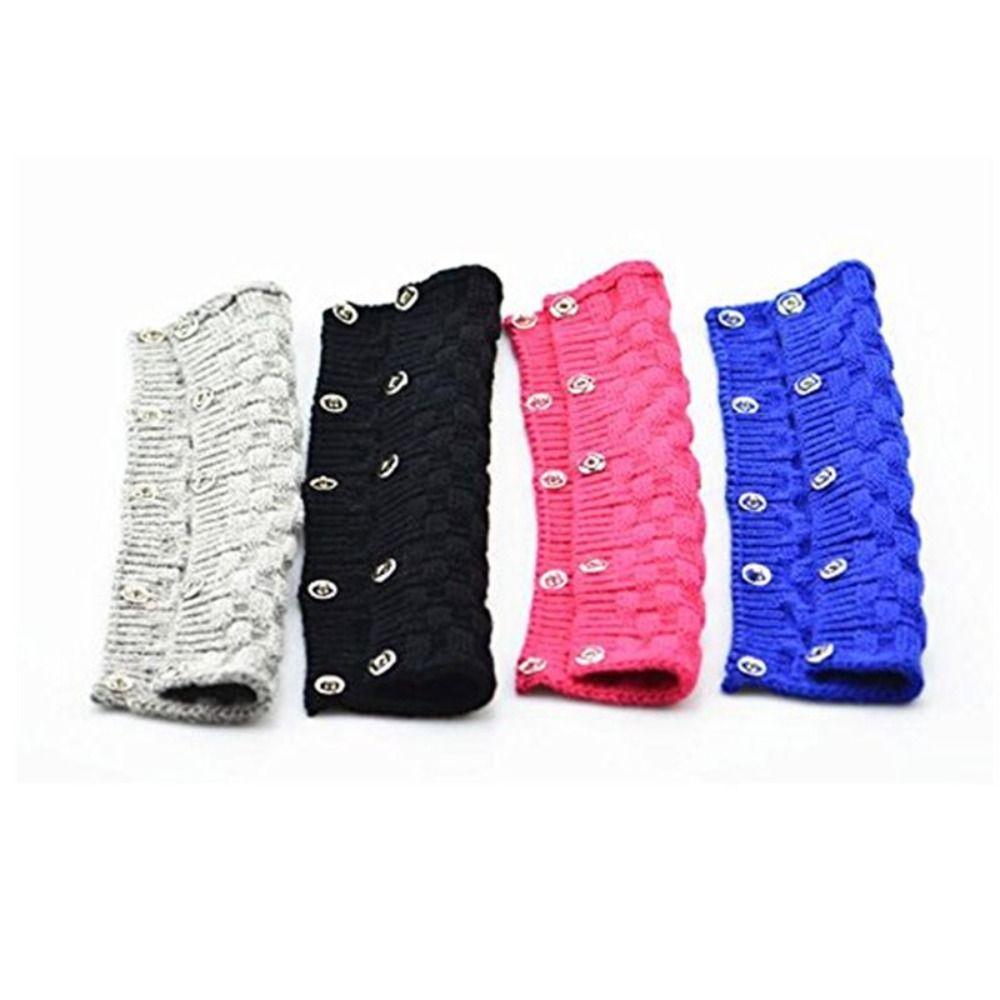 Braided Cloth Headphone Headband Cover Solid Protective Headband Protector Cover Soft Button Closure Headphone Band Sleeve