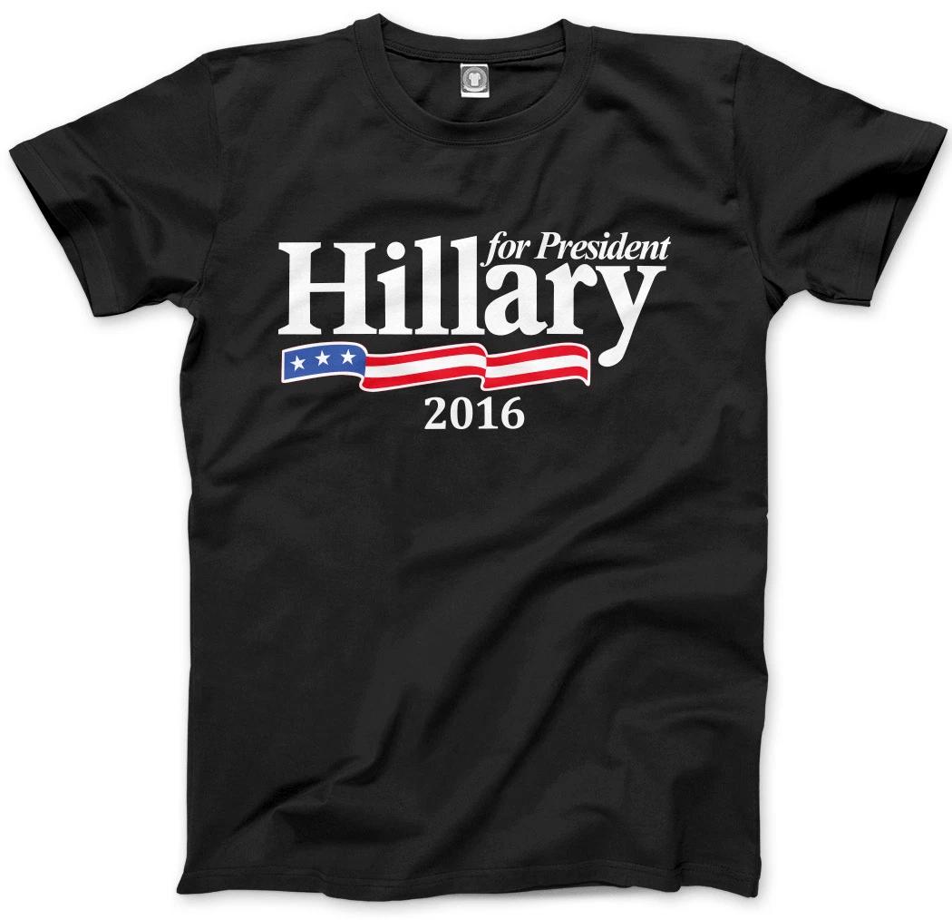 Hillary For President 2016 America Election USA Clinton Mens Unisex T-Shirt 2XL