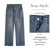 Plus Size Women's High Waist Slimming Denim Pants - Casual Loose Fit 