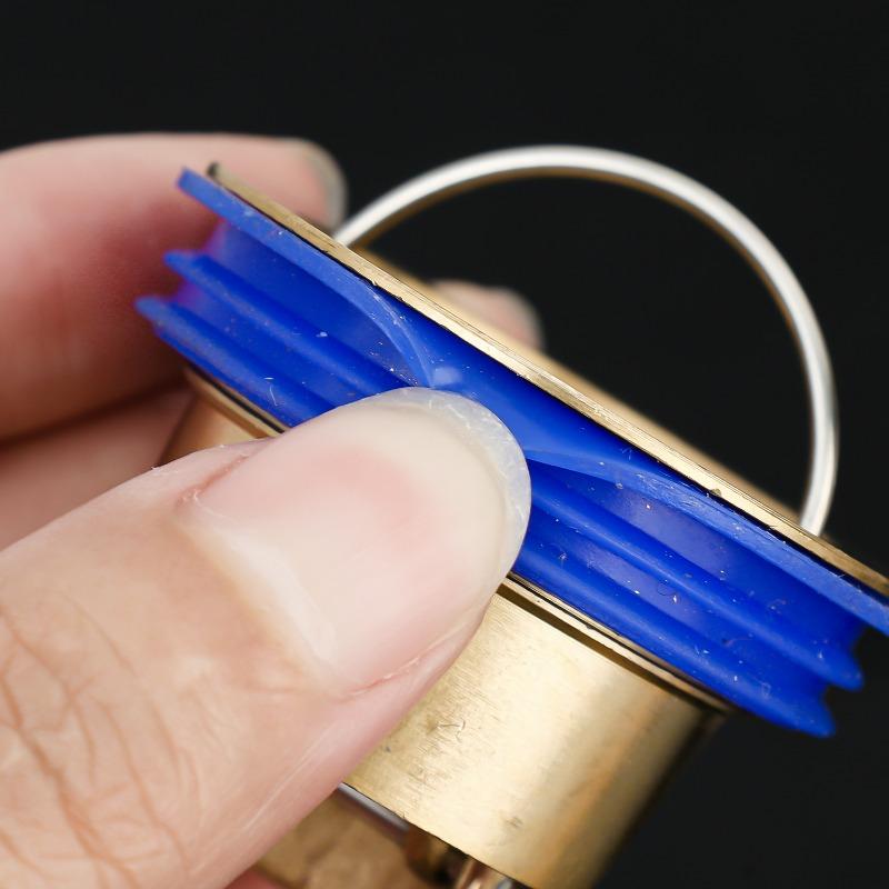 Brass Floor Drain Inner Core Sewer Anti-odor Anti-insect Tool Bathroom Closed Cover Shower Waste Drain Cover Backflow Preventer