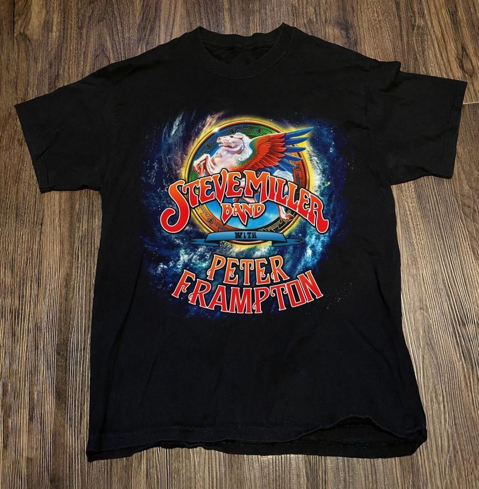 steve miller band Gift For Fan Cotton Black All Size T-Shirt LI1904 Unisex T-Shirt S