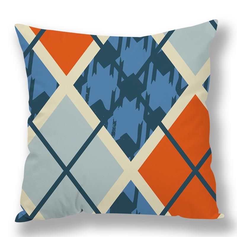 Abstract Houndstooth Geometric Pillow Cover Design Pillow Waist Premium Durable Quality Useful Practical Reliable