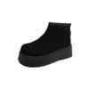 Winter New Snow Boots Retro Platform Muffin Martin Boots Short Boots Rear Zipper Boots Women's Shoes
