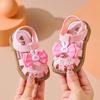 Neue Sommer-Sandalen für Mädchen, weiche Sohle, atmungsaktiv, Kindersandalen für den Strand, rutschfest, Prinzessinnen-Sandalen, Freizeit-Schuhe für Kinder