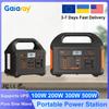 Gaiaray 100W 200W 300W 500W Stație de Alimentare Portabilă Generator Solar cu Undă Sinusoidală Pură Centrală Electrică cu Baterie LiFePo4 Pentru Camping Energie