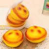 Slow Rising Egg Tart Squishy Toy Bouncing Hand Relax Fluid Simulation Toy Sticky Pinch Egg Tart Rebound Toy Anxiety Adhd