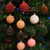 Plastic Christmas Decoative Balls Hanging Xmas Tree Ornaments Christmas Color Balls  Home Decor