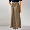 Customable Asymmetric Button Chiffon Pleated Skirt Pants T2607pt071c