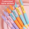 Custom Kids Waterproof Labels-Transparent Stickersmultilingual Names For Stationery Organizing Diy Crafts Travel Gear