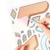Large 3D Diorama Stickers, Cross-Border Miniature Scene Decals, Pop-Up Scrapbooking Supplies