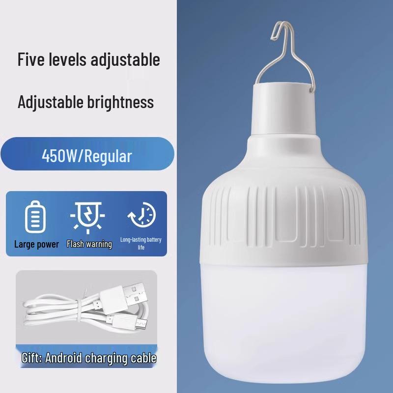 

Перезаряжаемая светодиодная аварийная лампа с USB - Сверхяркий свет для улицы/помещения для дома, ночного рынка и уличных торговцев