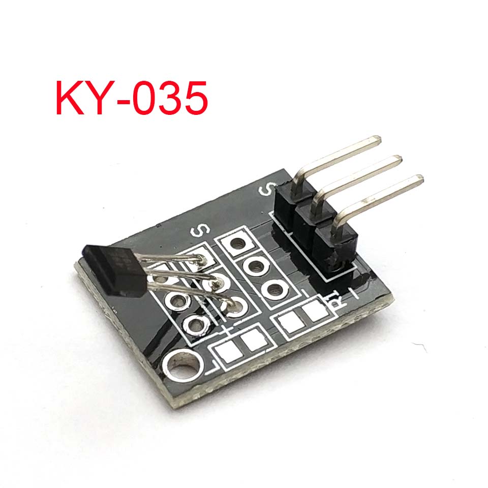 

3pin KY-035 Class Bihor Analog Hall Magnetic Sensor Module Diy Starter Kit KY035 чорний