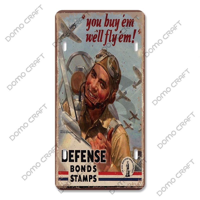Pilot Poster Vintage Metal Plate Airplane Flight Attendant Metal Tin Sign Retro Wall Decor for Flying Club Home