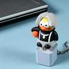 Cartoon-Huhn Fidget Toy Schlüsselanhänger Sound-Licht-Effekte Mini-Stressabbau Kleines Geschenk für Freunde Klassenkameraden