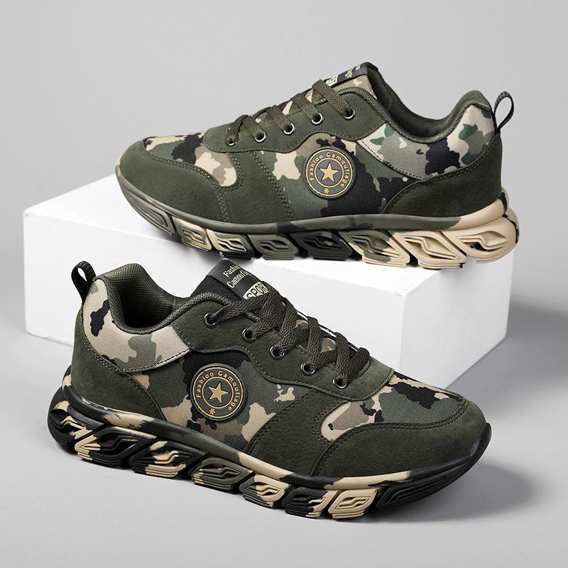 2025 Men Women Camouflage Size35-44 Daily Walking Shoes Breathable Outdoor Casual Girl Fashion Lifestyle Platform Sneakers