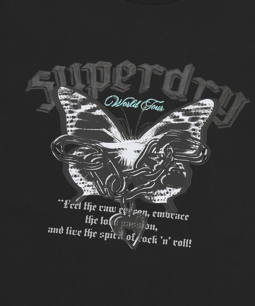 Syupeodeulai Butterfly T-Shirt Black