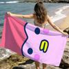 cute funny face t-tamagotchi kuchipatchi mametchi soft Dry Beach Towels Trip Towel swim Summer Holiday bathing Pool Camp Gift