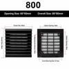 Air Ventilation System ABS Cabinet Ventilation Filter White Without Fan Fan Filter Filter Panel