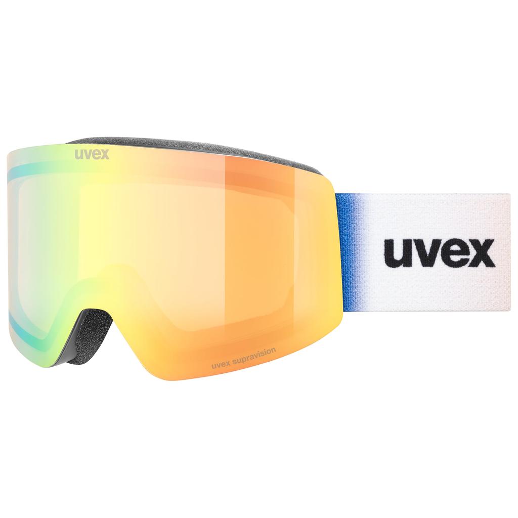 Uvex Provoqe FM Ski and Snowboard Glasses Mirrored Coating Goggles, Compatible, Lenses, Anti-Fog