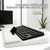 Soft Wrist Support Pad Integrated Ergonomic Keyboard Riser Computer Keyboard Stand  Office Use