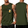 Herren Trachten-Print Tanktop Lockerer Schnitt Sommerlich Lässig Tägliches Tragen