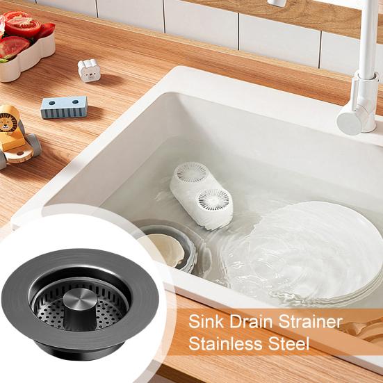 Kitchen Drain Anti-Clogging Strainer Rust-Resistant Universal Sink Sink Stopper