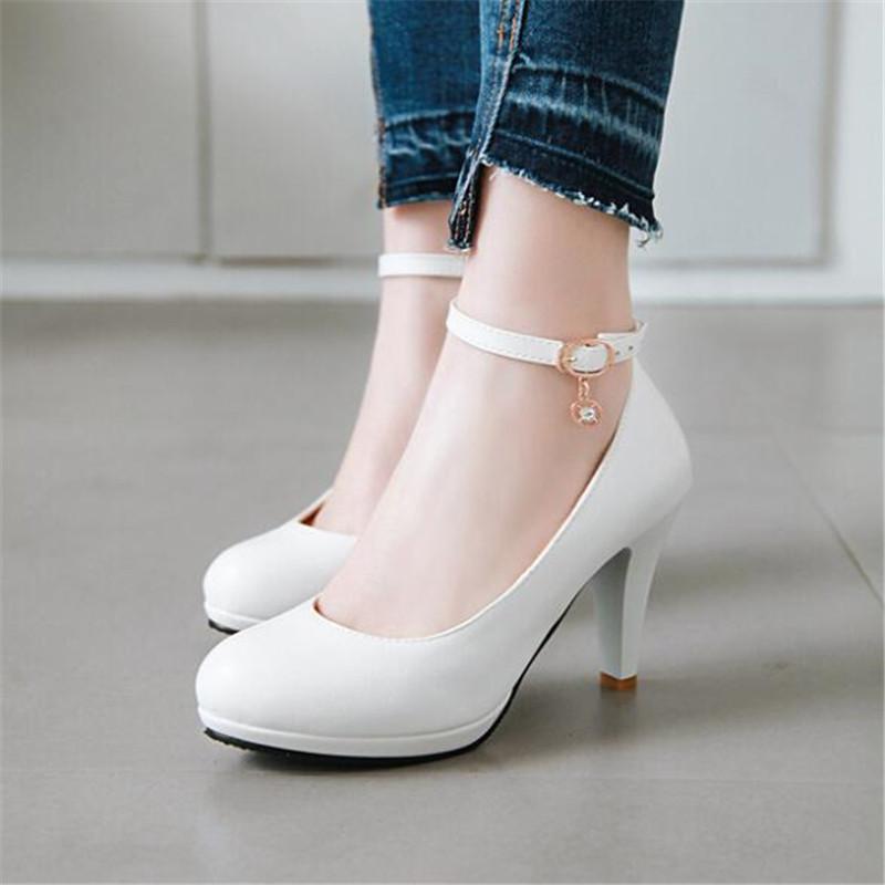 Children Girls High Heel Shoes Kids Princess Shoes Fashion Simple Platform Pumps Women's High Heels For Party Wedding 31-43