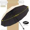 Large Manual Folding Umbrella for Men, Extra Large, Thickened and Reinforced, Suitable for Both Men and Women, Dual-Use for Sun and Rain