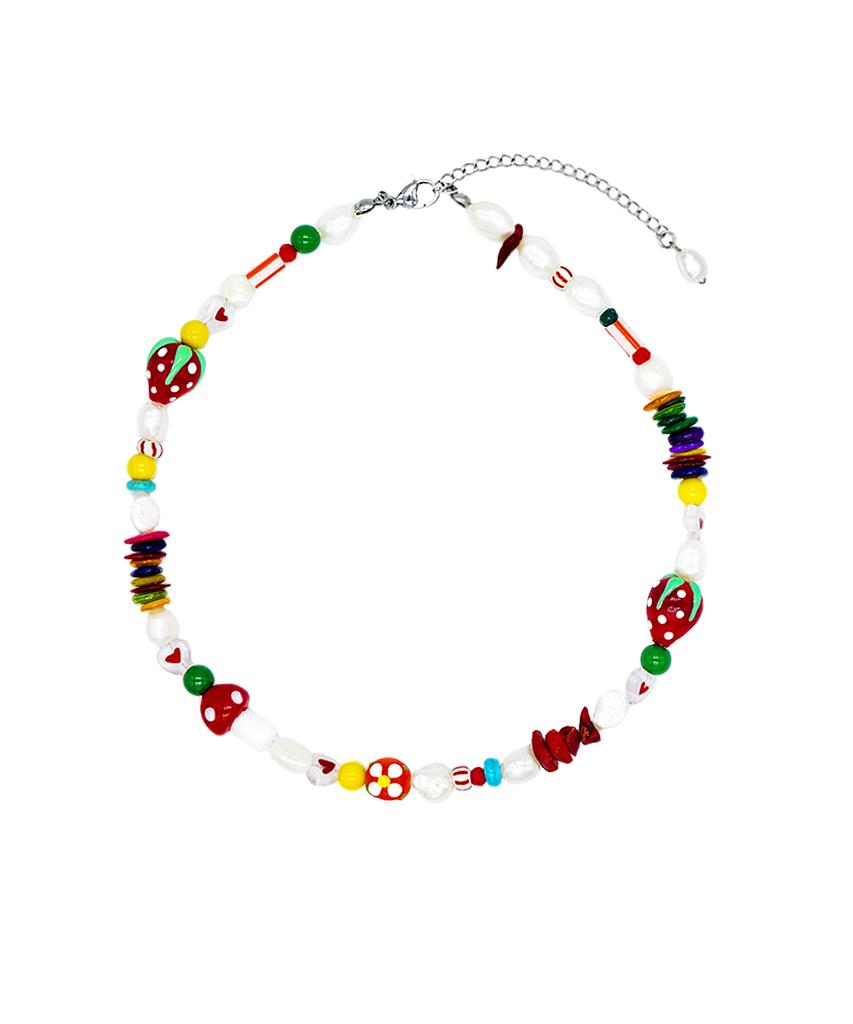 Randomoff Toy Strawberry Necklace