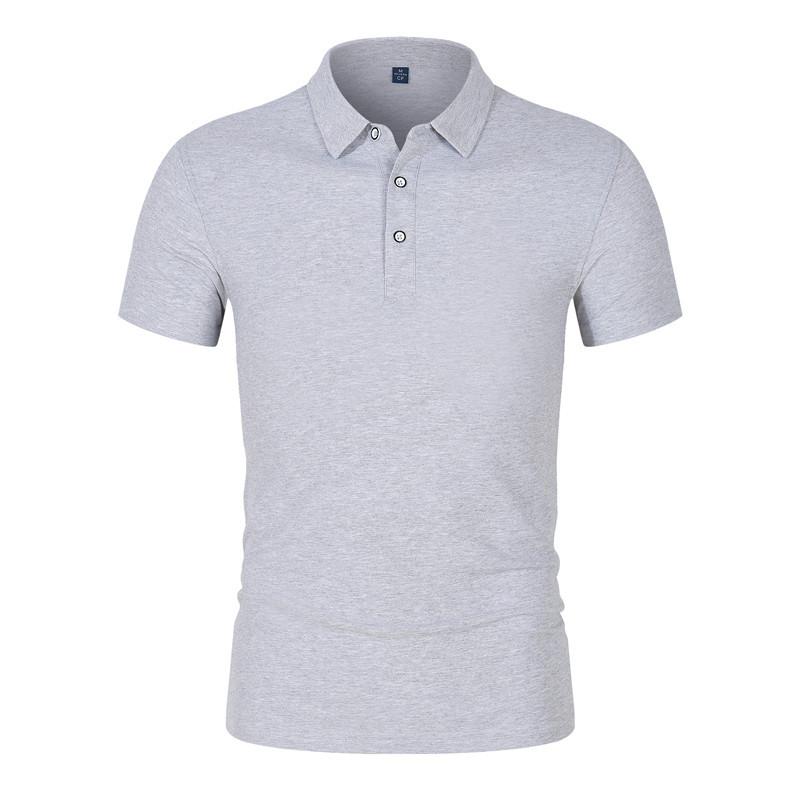 Solid Color Lapel T-shirt Short Sleeve Polo Shirt Corporate Culture Advertising Shirts Work Clothes