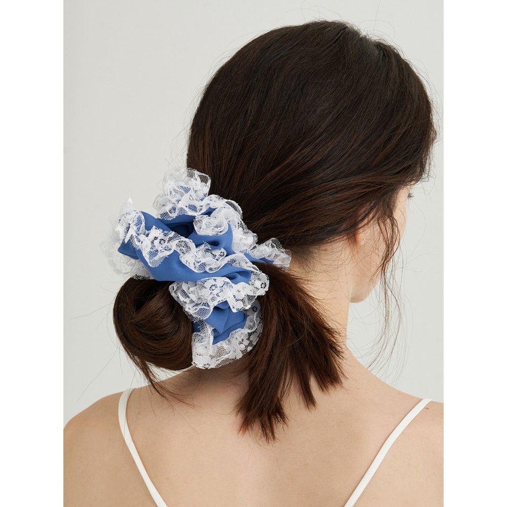 

Полностью кружевная резинка для волос Jp-25-051S black