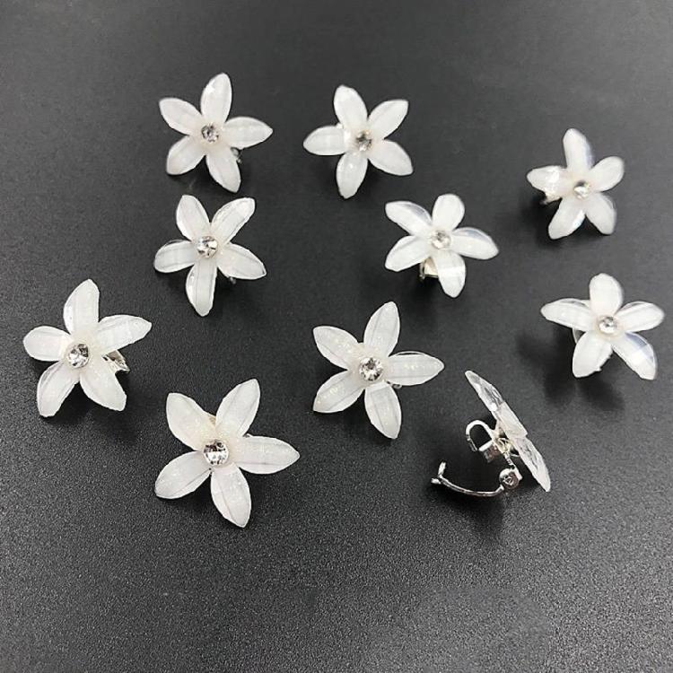 20 KS Jemné Doplňky do Vlasů pro Družičky Kamínky Umělé Perly Sponky do Vlasů pro Svatbu Večírek Maturitní Událost