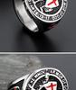 Vintage European-American Templar Cross Titanium Steel Ring