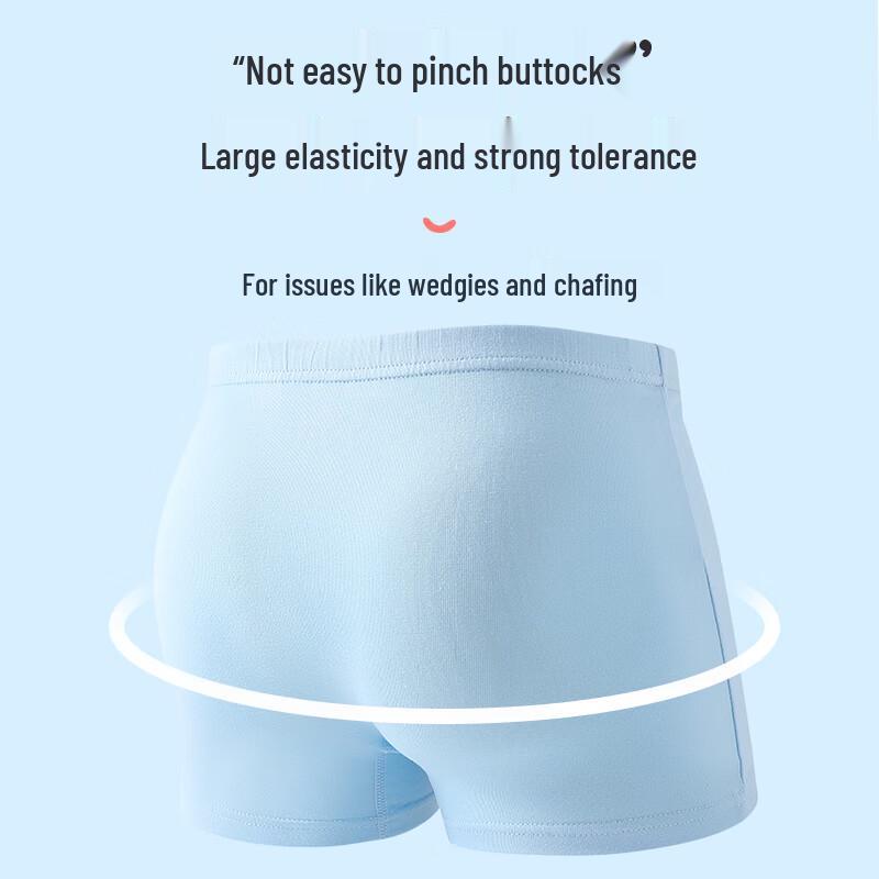 LANGSHA Boys' Antibacterial Boxer Briefs 3-Pack