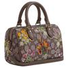 Coach Rowan 18 Signature Jacquard Floral Geprägte Boston Tasche Damen Handtaschen Braun CDY31-IMPU7