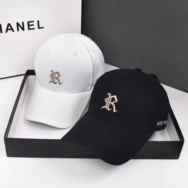 Letters R Embroidery Cap Men Women Shades Breathable Leisure Outdoor Sports