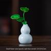 Creative Mini Ceramic Desktop Vase: Small Flower and Green Plant Hydroponic Bonsai Ornament for Indoor Decoration