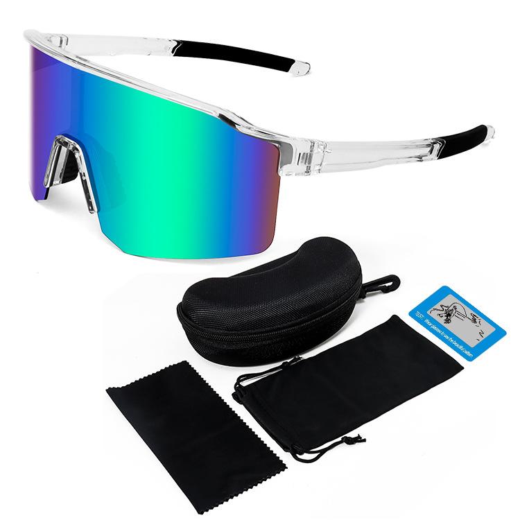 Running Goggles Half Frame UV400 Windproof Anti-Glare High-Definition for Marathon Mountaineering Outdoor Sports